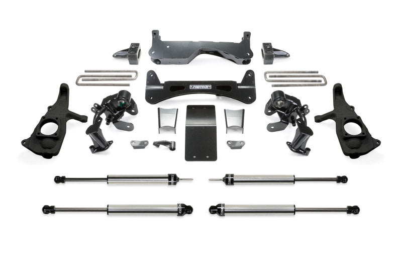 Fabtech 11-19 GM 3500HD 2WD/4WD 6in Rts Sys w/Dlss Shks Lift Kits Fabtech