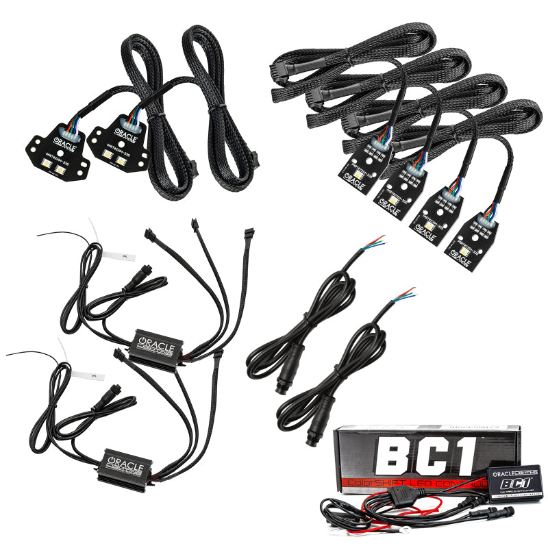 Oracle 15-21 Dodge Charger RGB+W DRL Headlight DRL Kit - ColorSHIFT w/ BC1 Controller Headlights ORACLE Lighting