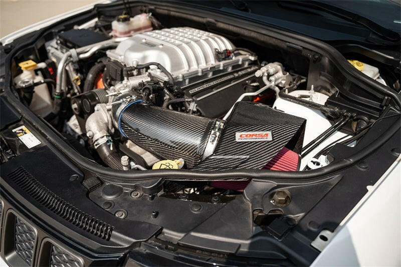 Corsa 20-25 Dodge Durango SRT Hellcat Carbon Fiber Air Intake w/ DryTech 3D No Oil Filter Cold Air Intakes CORSA Performance