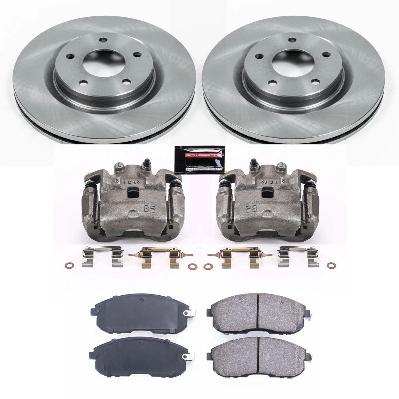 Power Stop 11-17 Nissan Juke Front Autospecialty Brake Kit w/Calipers Brake Kits - OE PowerStop