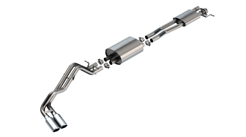Borla 24-25 Ford Ranger XLT Side Exit S-type Exhaust w/ Chrome Tips Catback Borla