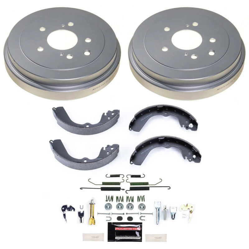 Power Stop 15-18 Chevrolet City Express Rear Autospecialty Drum Kit Brake Drums PowerStop