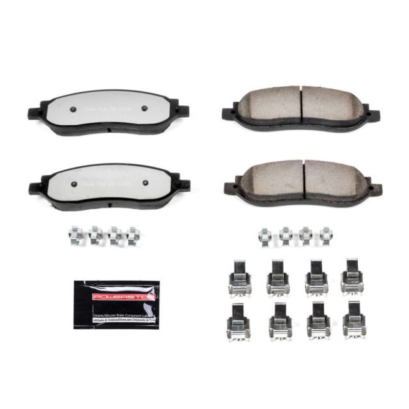 Power Stop 05-07 Ford F-250 Super Duty Rear Z36 Truck & Tow Brake Pads w/Hardware Brake Pads - Performance PowerStop
