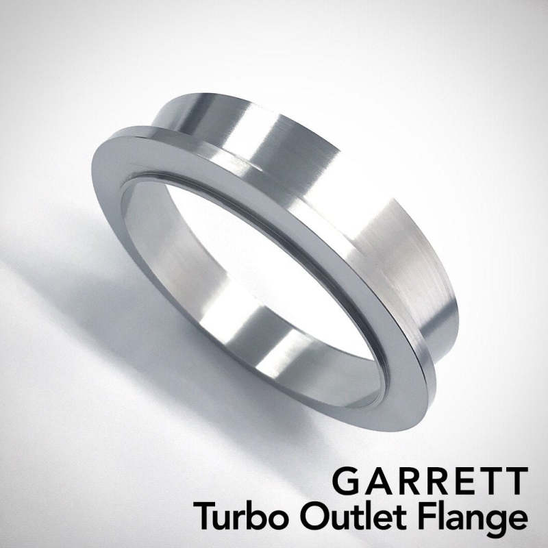 Ticon Industries Garrett G42 G Series Titanium Turbine Outlet Flange - 4 Bolt Inlet Flanges Ticon