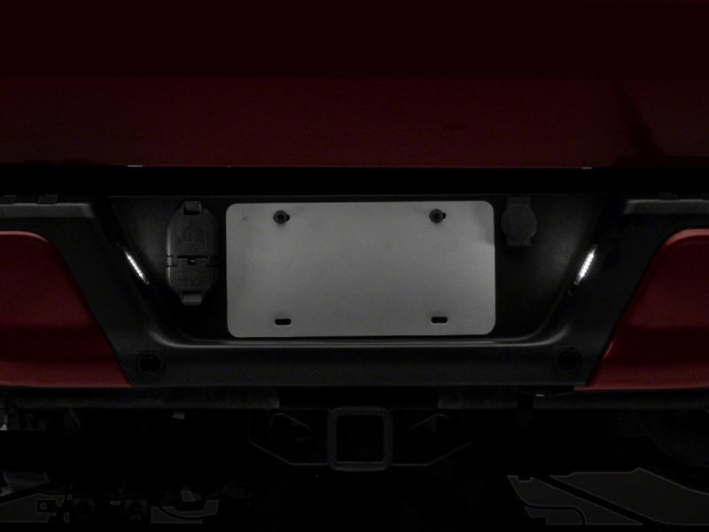 Raxiom 07-14 Ford F-150 Axial Series LED License Plate Lamps- Smoked Bulbs Raxiom