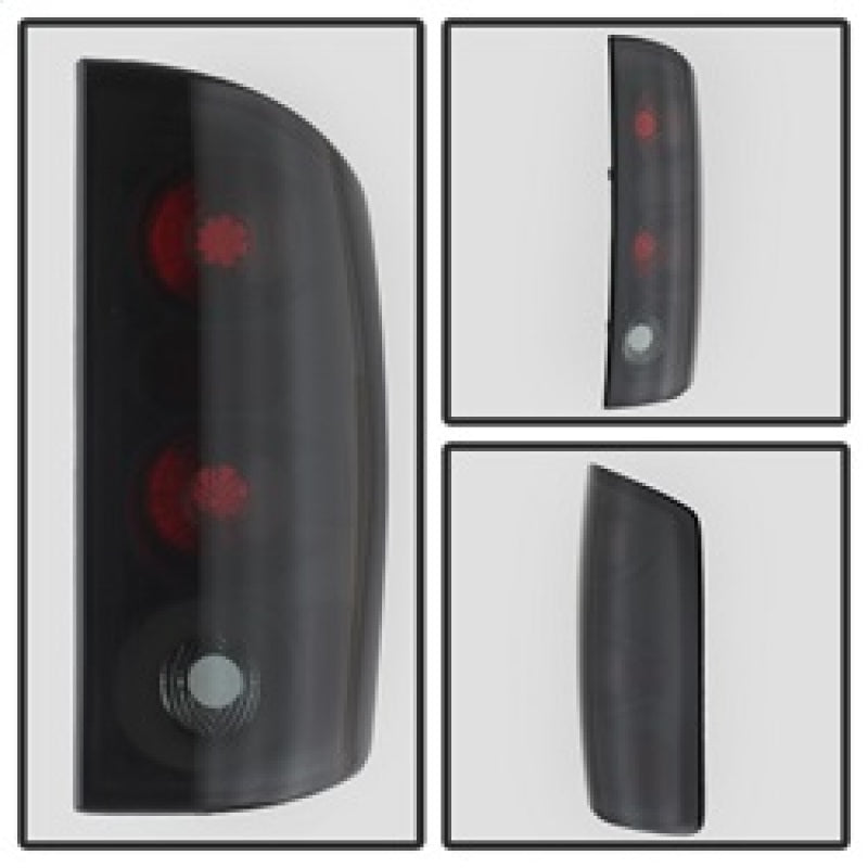 Spyder Dodge Ram 02-06 1500/Ram 2500/3500 03-06 Euro Style Tail Lights Black Smoke ALT-YD-DRAM02-BSM Tail Lights SPYDER