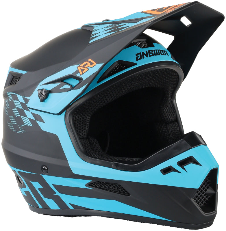 Answer AR1 Sweep Helmet Black/Astana/Hyper Orange - Large Helmets and Accessories Answer