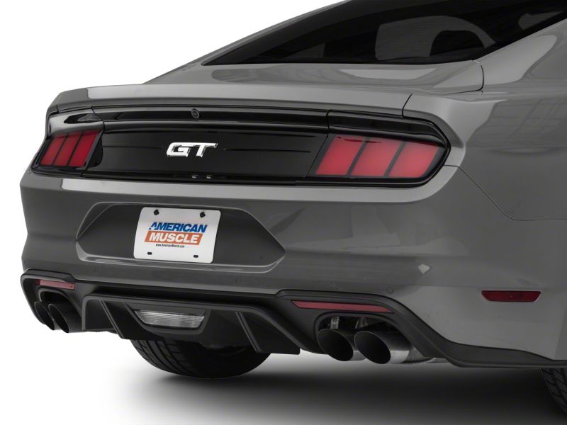 Raxiom 15-23 Ford Mustang Profile LED Tail Lights Gloss Blk Housing- Red Lens Tail Lights Raxiom