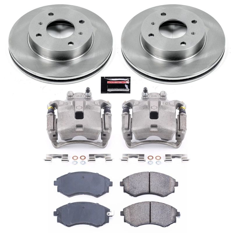Power Stop 00-06 Nissan Sentra Front Autospecialty Brake Kit w/Calipers Brake Kits - OE PowerStop