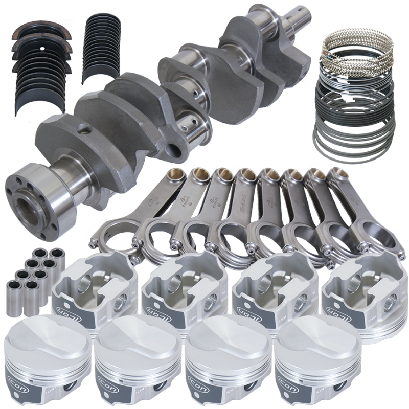 Eagle Chevy 454 4.000in Crank 6.135in H-Beam 18.3cc Dome 4.350in Pistons Rotating Assembly Rotating Assemblies Eagle