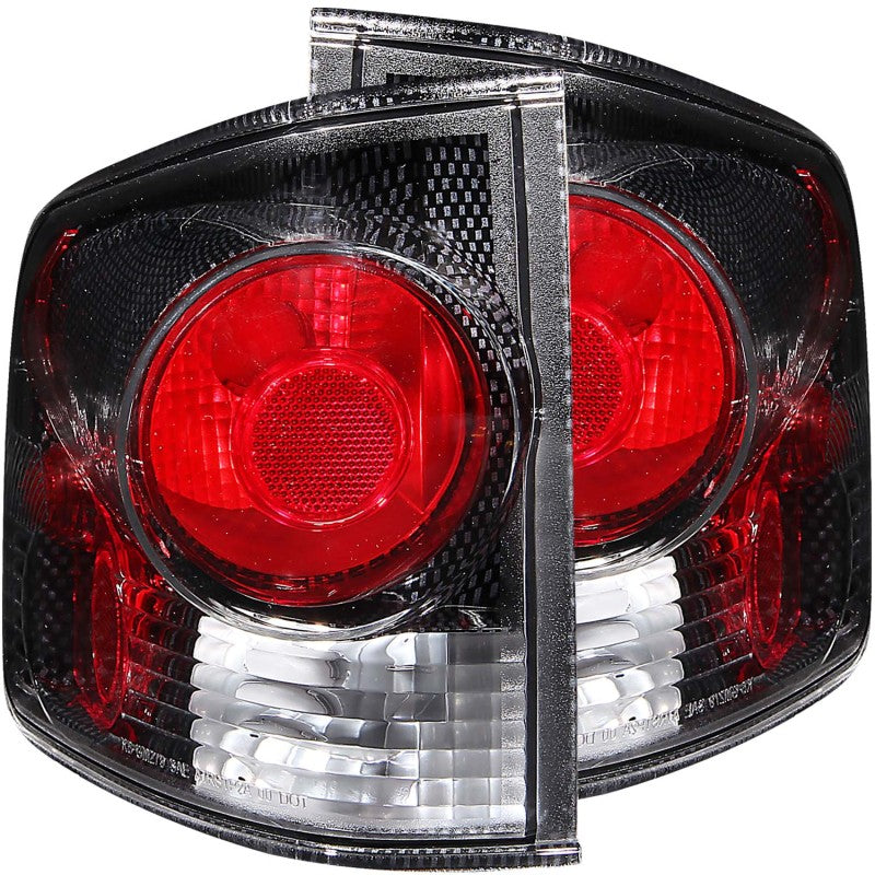 ANZO 1995-2005 Chevrolet S-10 Taillights Carbon 3D Style Tail Lights ANZO