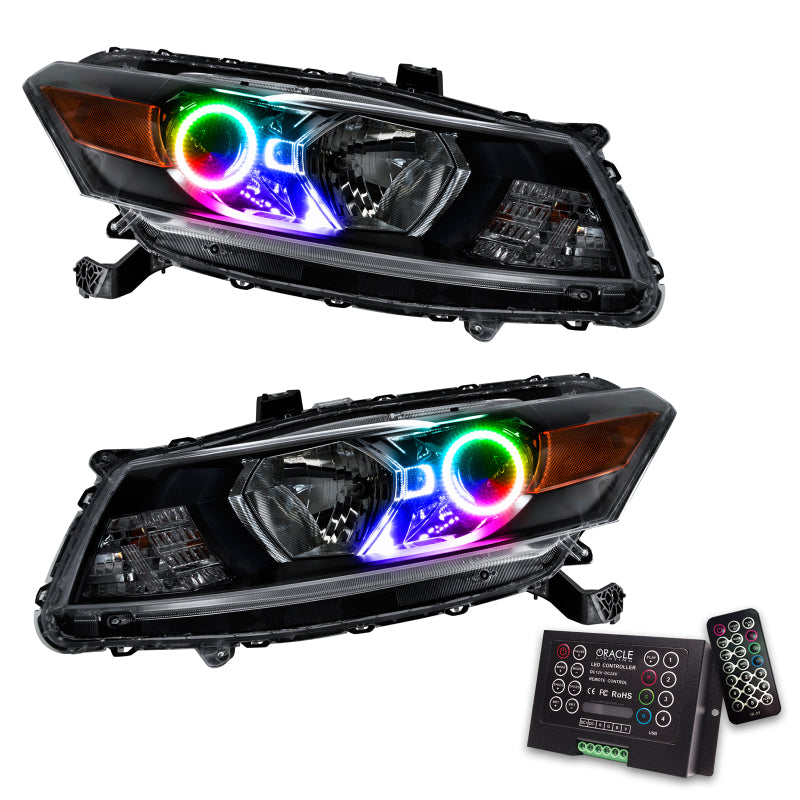 Oracle 08-12 Honda Accord Coupe SMD HL - ColorSHIFT w/ 2.0 Controller Headlights ORACLE Lighting