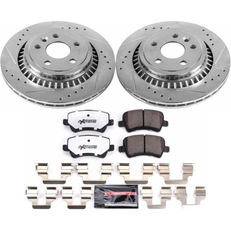 Power Stop 10-17 Volvo XC60 Rear Z36 Truck & Tow Brake Kit Brake Kits - Performance D&S PowerStop