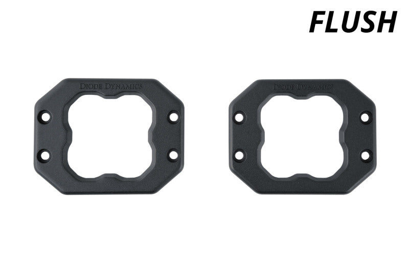 Diode Dynamics SS3 Bezel Flush Mount (Pair) Light Accessories and Wiring Diode Dynamics