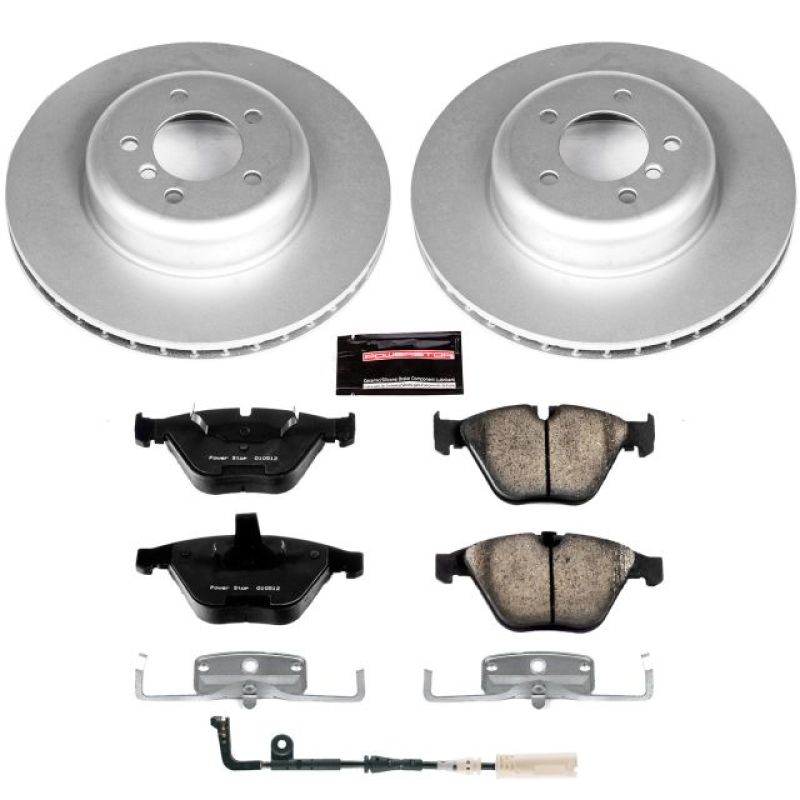 Power Stop 08-10 BMW 535i Front Z23 Evolution Sport Coated Brake Kit Brake Kits - Performance D&S PowerStop