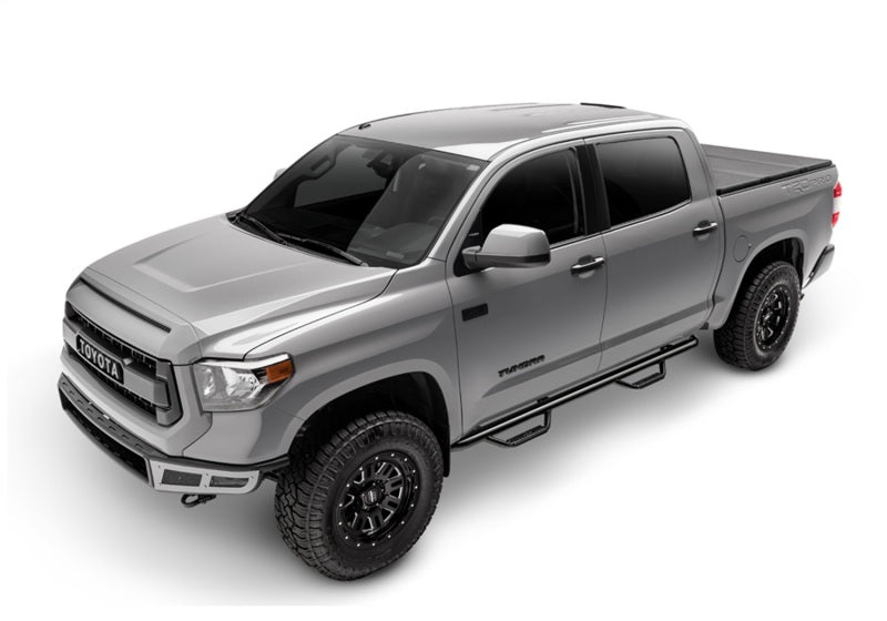 N-Fab 2022 Toyota Tundra Crew Max Cab 5.6ft Bed W2W - 3in Nerf Steps - Gloss Black (w/o Bed Access) Side Steps N-Fab