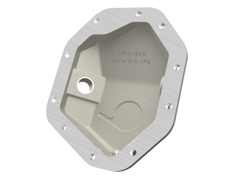 aFe 19-25 GM Trucks Front Diff Cover - Black w/ Machined Fins Diff Covers aFe