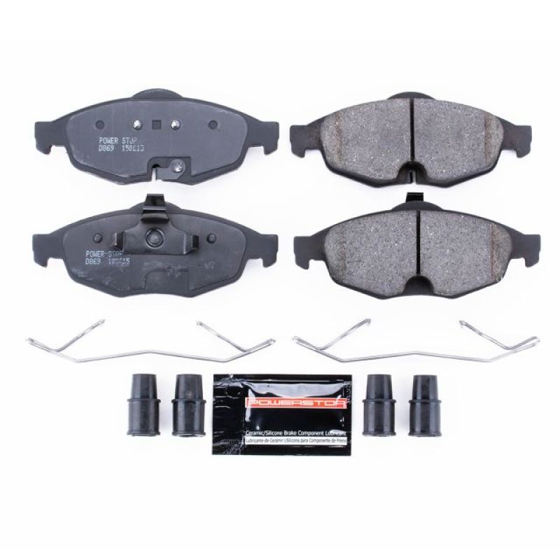 Power Stop 01-06 Chrysler Sebring Front Z23 Evolution Sport Brake Pads w/Hardware Brake Pads - Performance PowerStop