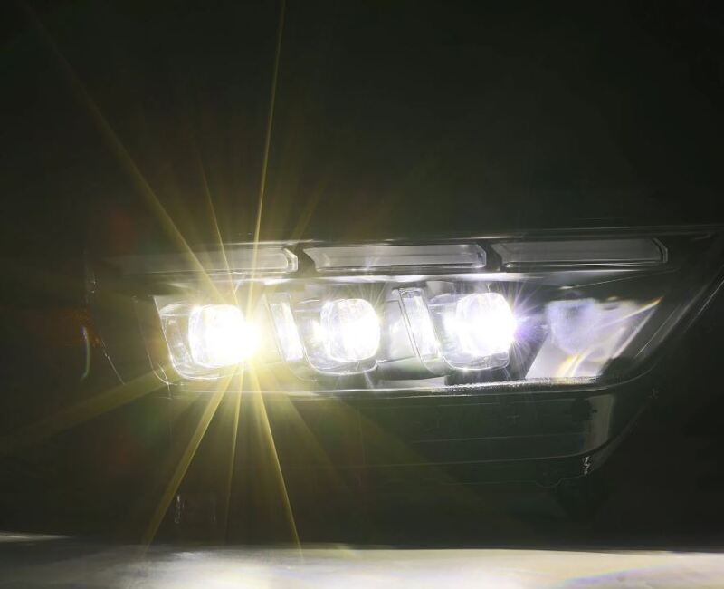 AlphaRex 15-17 Ford Mustang NOVA LED Proj Headlights Black w/Activ Light/Seq Signal/Switch DRL Headlights AlphaRex