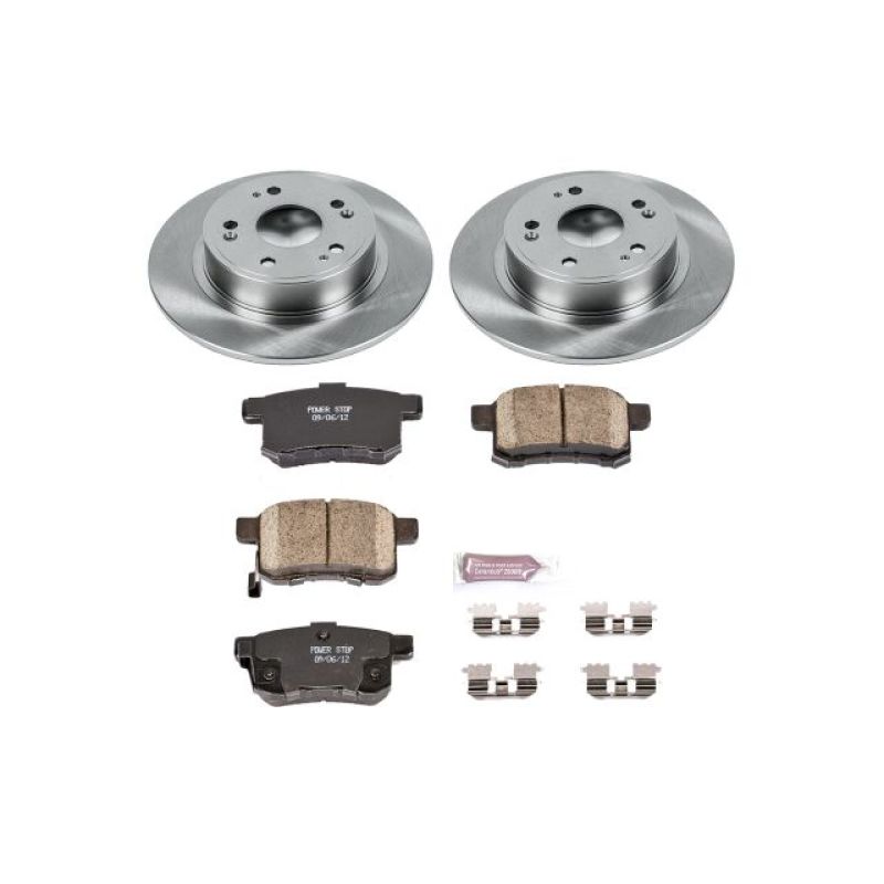 Power Stop 11-14 Acura TSX Rear Autospecialty Brake Kit Brake Kits - OE PowerStop