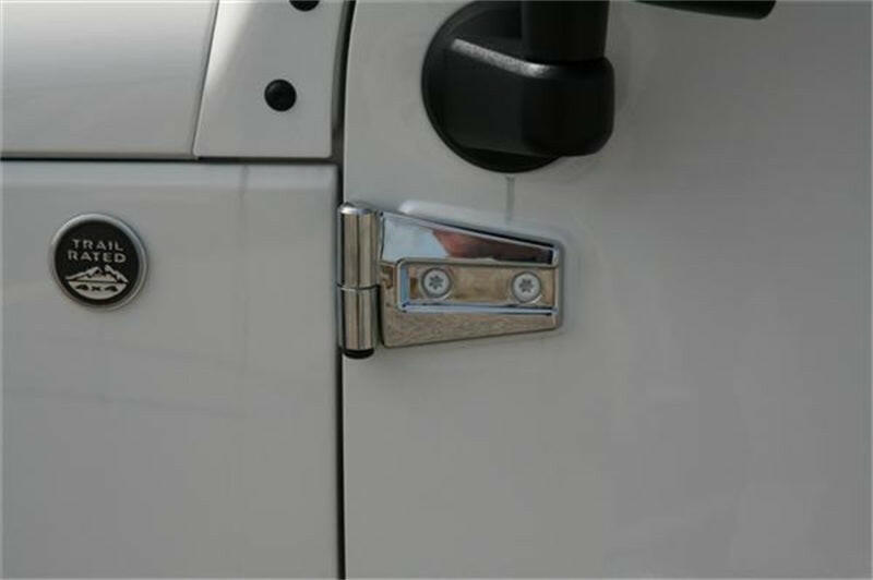 Putco 07-17 Jeep Wrangler - Hinge Covers (Also Fits Sahara Edition) Exterior Trim Putco