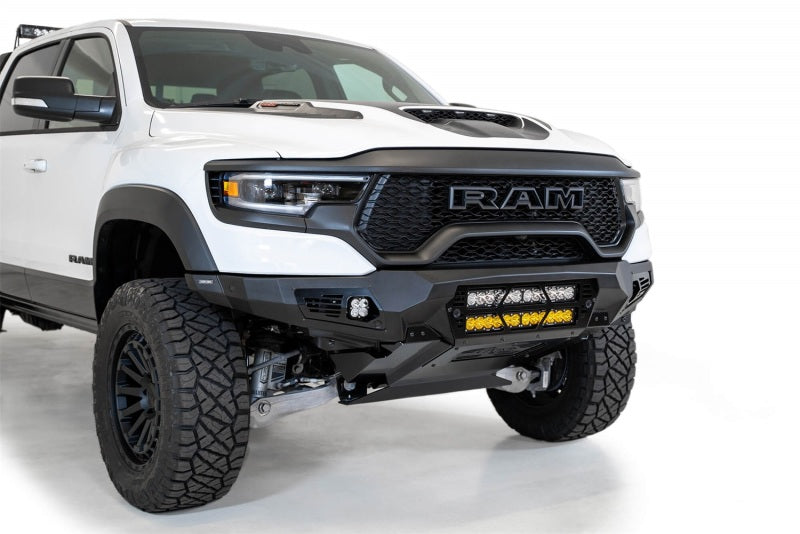 Addictive Desert Designs 2021 Dodge RAM 1500 TRX Bomber Front Bumper (20in Lights) Bumpers - Steel Addictive Desert Designs