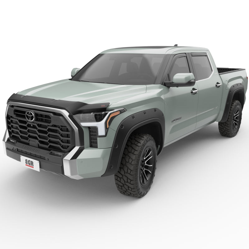 EGR 2022+ Toyota Tundra In-Channel Window Visors Front/Rear Set Dark Smoke Wind Deflectors EGR