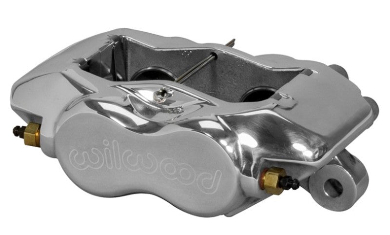 Wilwood Caliper-Forged Dynalite Polished 1.62in Pistons .81in Disc Brake Calipers - Perf Wilwood