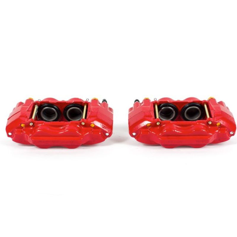 Power Stop 06-10 Hummer H3 Front Red Calipers w/o Brackets - Pair Brake Calipers - Perf PowerStop