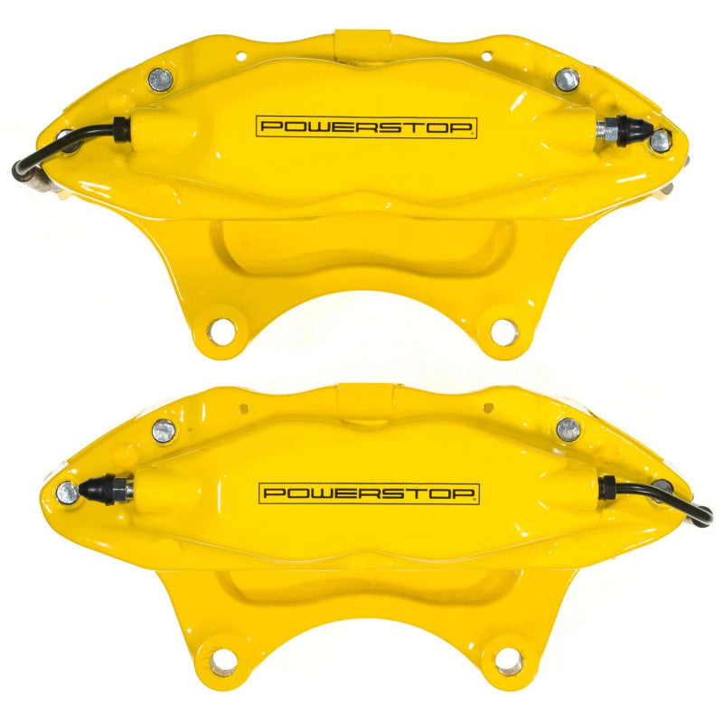 Power Stop 10-15 Chevrolet Camaro Front Yellow Caliper w/o Brackets (Pair) Brake Calipers - Perf PowerStop