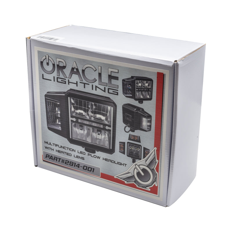 Oracle Lighting Multifunction LED Plow Headlight with Heated Lens 5700K Headlights ORACLE Lighting