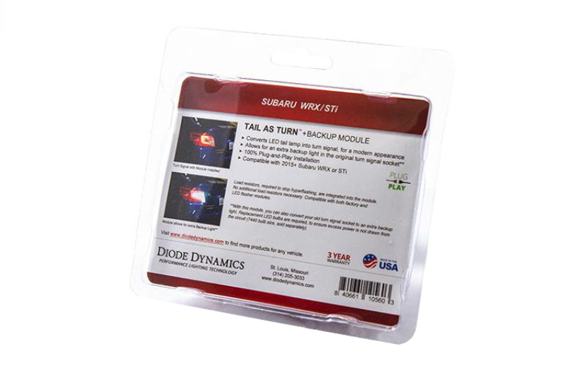 Diode Dynamics 15-21 Subaru WRX / STi Tail as Turn +Backup Module (USDM) Module Only Light Accessories and Wiring Diode Dynamics