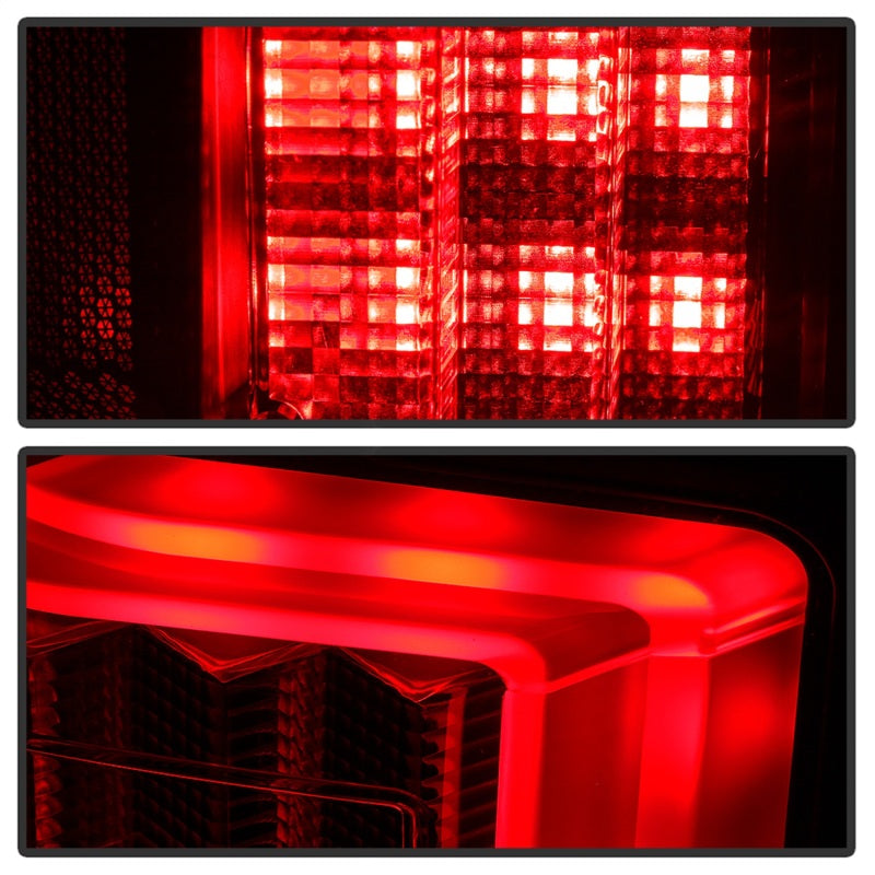 Spyder Ford F150 15-17 Light Bar LED Tail Lights (Not Compatible w/ Rear Blind Spot) - Black Tail Lights SPYDER