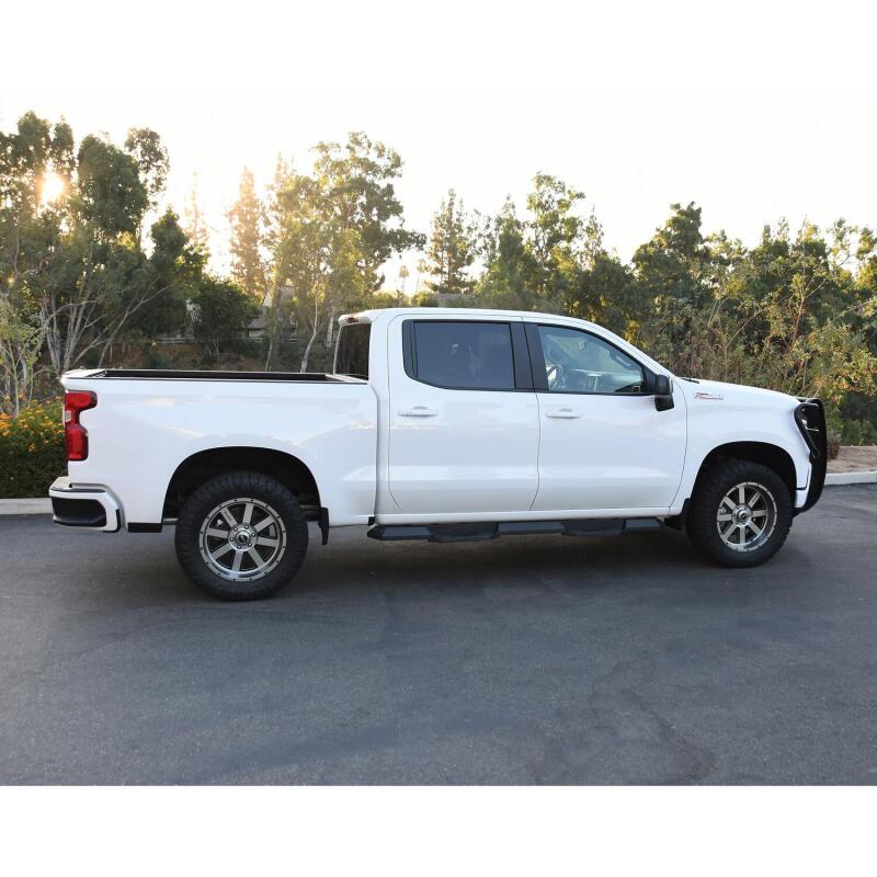 Westin 2019 Chevrolet Silverado/Sierra 1500 Crew Cab Xtreme Nerf Step Bars - Textured Black Nerf Bars Westin