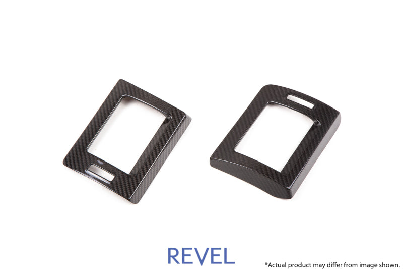 Revel GT Dry Carbon A/C Covers (Left & Right) 15-18 Subaru WRX/STI - 2 Pieces Carbon Accessories Revel