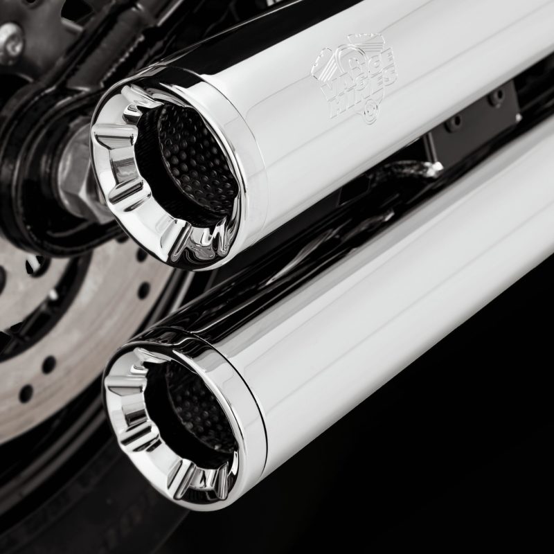 Vance & Hines HD Softail 18-22 Eliminator S/OS Chrome Slip-On Exhaust Motorcycle Slip-On Vance and Hines