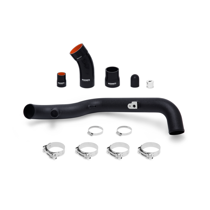 Mishimoto 2014+ Ford Fiesta ST Hot-Side Intercooler Pipe Kit - Wrinkle Black Intercooler Pipe Kits Mishimoto