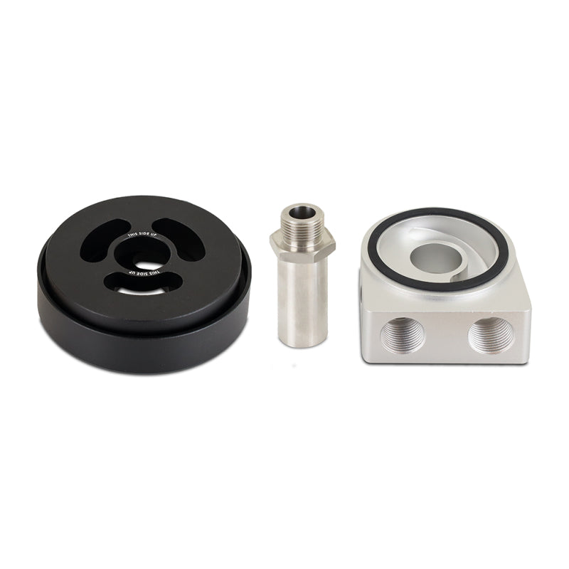 Mishimoto FR-S/BR-Z/GT86 Non-Thermostatic Plate and Adapter Silver Oil Filter Blocks Mishimoto