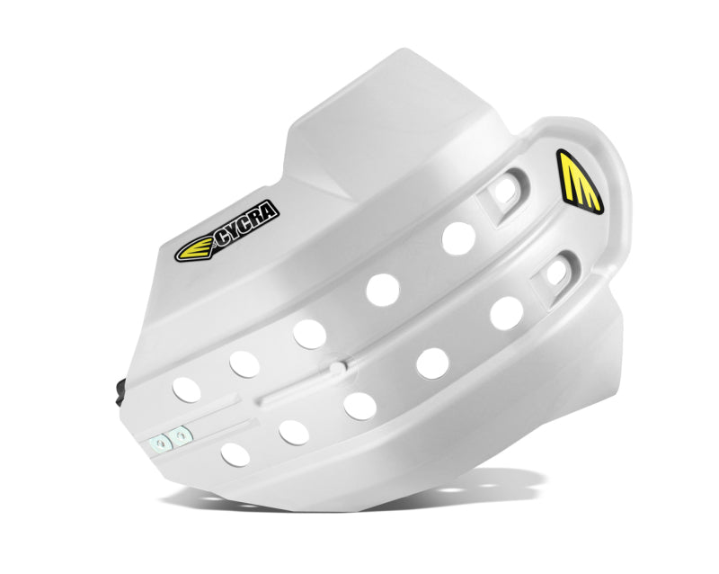 Cycra 14-15 Husqvarna TC/TE Full Armor Skid Plate - White Skid Plates Cycra