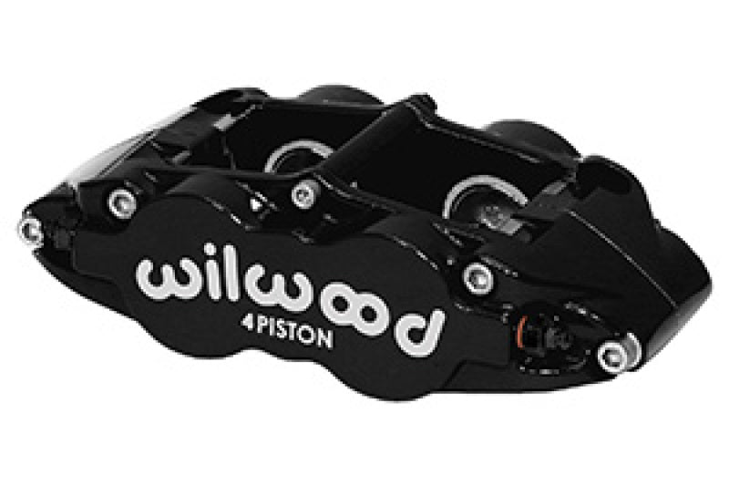Wilwood Caliper-Forged Superlite 4R 1.38/1.38in Pistons 0.81in Disc Black Brake Calipers - Perf Wilwood