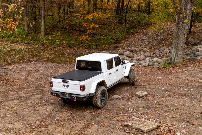 N-Fab Trail Slider Steps 2020 Jeep Wrangler Gladiator JT 4 Door All Beds - SRW - Textured Black Body Armor & Rock Rails N-Fab