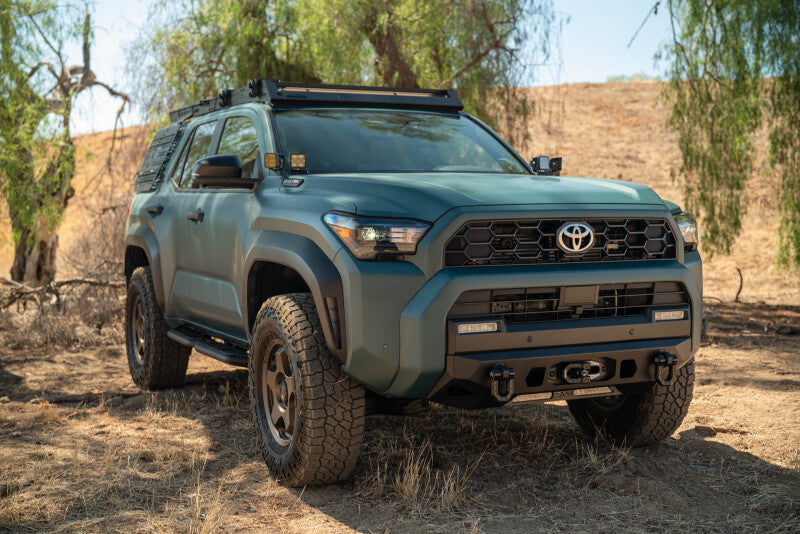 DV8 Offroad 2025 Toyota 4Runner Front Bumper w/ Centric Winch Bumpers - Steel DV8 Offroad
