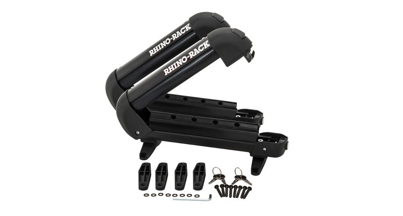 Rhino-Rack Universal Ski Carrier - Fits 2 Pairs of Skis - Black Winter Sport Racks Rhino-Rack