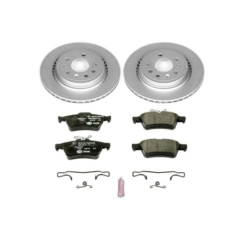 Power Stop 03-11 Saab 9-3 Rear Euro-Stop Brake Kit Brake Kits - OE PowerStop