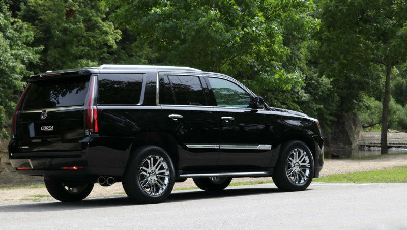 Corsa 2015-2020 GMC Yukon Denali 6.2L V8 Single Side Exit Cat-Back Exhaust w/ Polished Tips Catback CORSA Performance