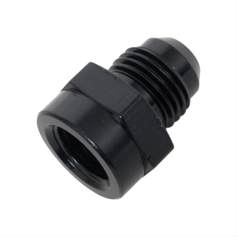 Fragola -6AN x 1/2-20 Fem Inv. Flare Adapter - Black Fittings Fragola