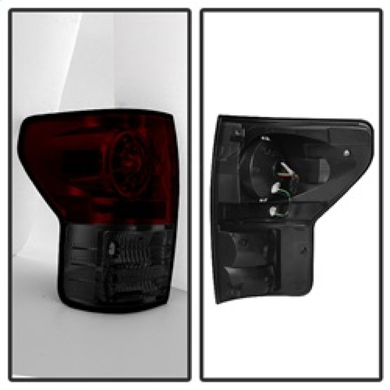 Spyder Toyota Tundra 07-13 LED Tail lights Red Smoke ALT-YD-TTU07-LED-RS Tail Lights SPYDER