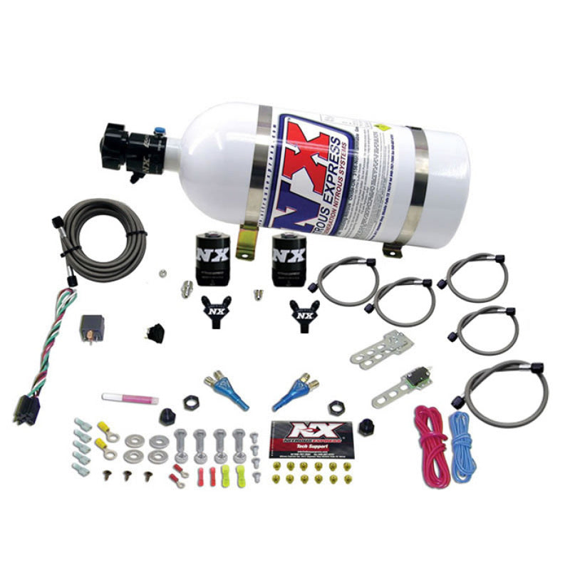 Nitrous Express 08-10 Dodge Viper EFI Dual Nozzle (100-300HP) w/10lb Bottle Nitrous Systems Nitrous Express