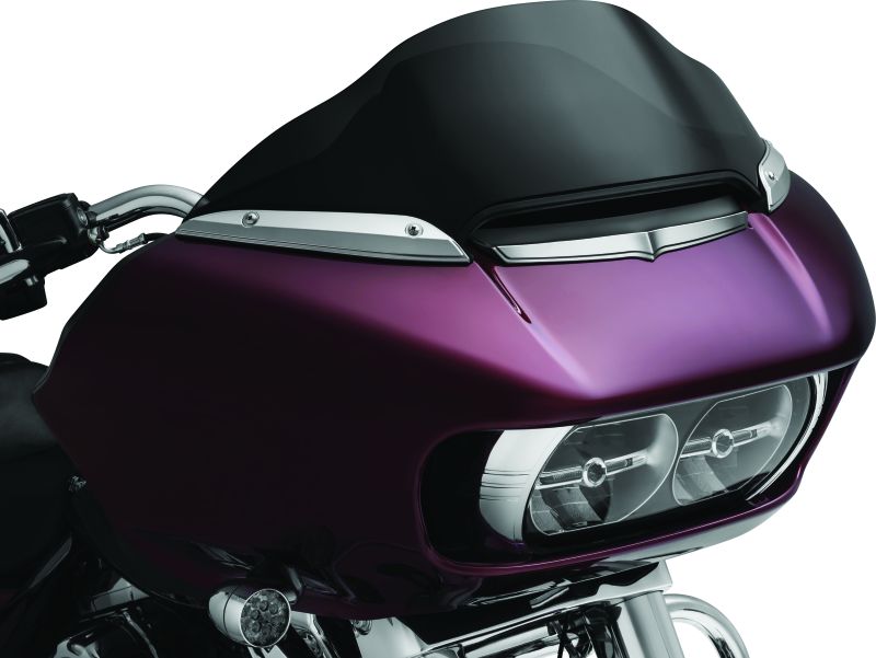 Kuryakyn Windshield Side Trims Chrome Exterior Trim Kuryakyn