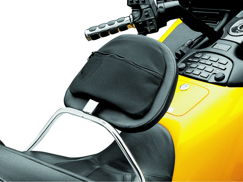 Kuryakyn Rider Backrest Honda GL1800 01-10 Models Chrome Seats Kuryakyn